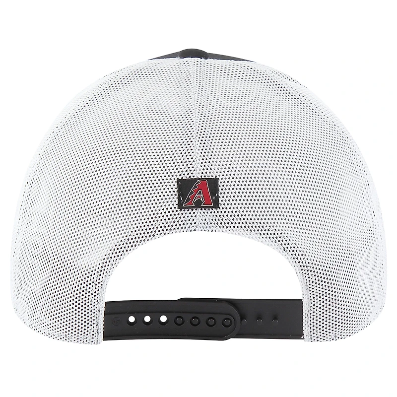 Casquette ajustable Downburst Trucker '47 Black Arizona Diamondbacks pour homme