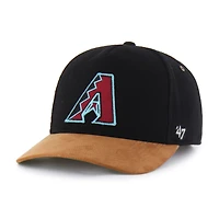 Men's '47  Black Arizona Diamondbacks Gold Age Hitch Adjustable Hat