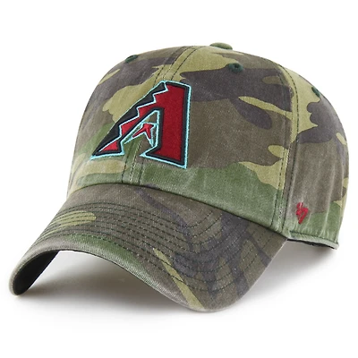 Casquette réglable '47 Camo Arizona Diamondbacks Team Clean Up pour homme