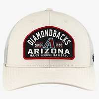 Men's '47  Cream Arizona Diamondbacks Leland Adjustable Trucker Hat
