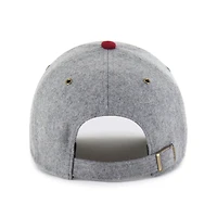 Men's '47  Gray/Red Arizona Diamondbacks Golden Age Wool Clean Up Adjustable Hat