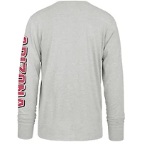 Men's '47 Gray Arizona Diamondbacks Fair Ball Franklin Long Sleeve T-Shirt