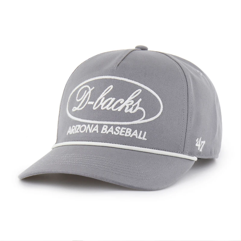 Men's '47 Gray Arizona Diamondbacks Foundational Hitch Adjustable Hat