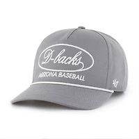 Men's '47 Gray Arizona Diamondbacks Foundational Hitch Adjustable Hat