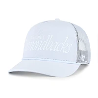 Men's '47 Light Blue Arizona Diamondbacks Foundation Script Hitch Adjustable Trucker Hat