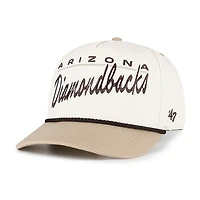 Men's '47  Natural/Tan Arizona Diamondbacks Neutral Terrain Hitch Rope Adjustable Hat