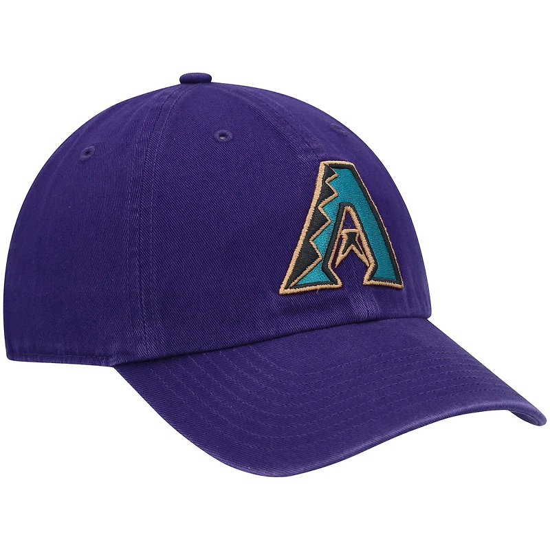 Casquette réglable pour homme '47 Arizona Diamondbacks Logo Cooperstown Collection Clean Up