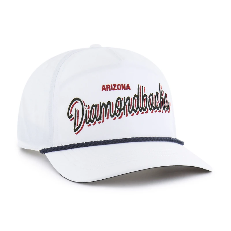 Casquette ajustable Arizona Diamondbacks Brrr Fairway Hitch blanche 1947 pour homme