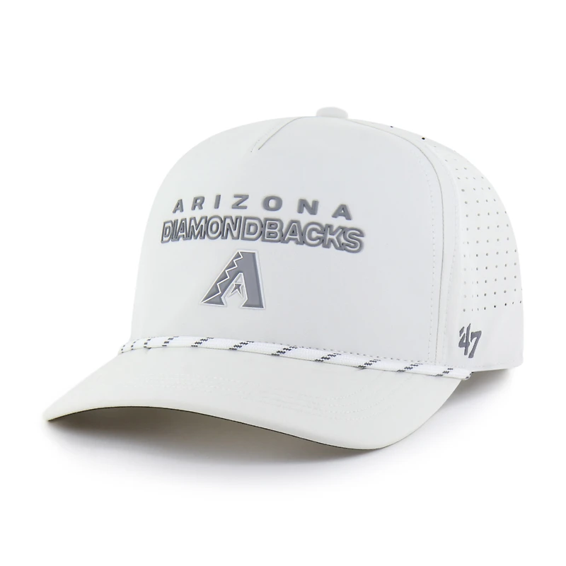 Men's '47 White Arizona Diamondbacks Forward Vault Hitch Adjustable Hat