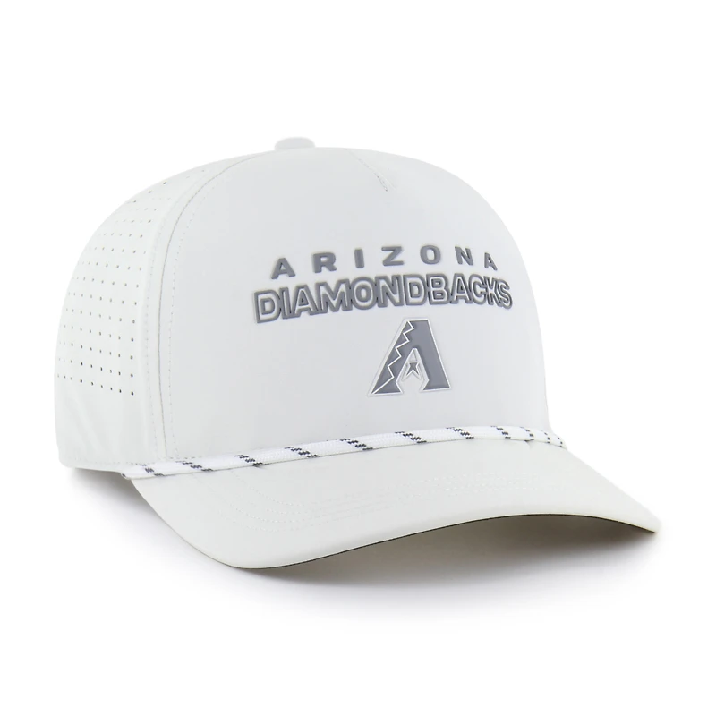 Casquette ajustable Arizona Diamondbacks Forward Vault Hitch blanche pour homme, modèle 47