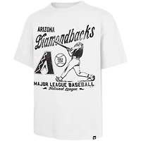 Men's '47 White Arizona Diamondbacks Regional Batter Foundation T-Shirt