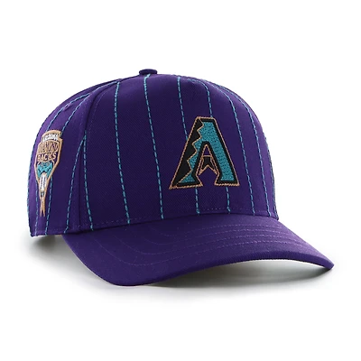 Men's '47 x Rawlings Purple Arizona Diamondbacks Pinstripe Hitch Adjustable Hat