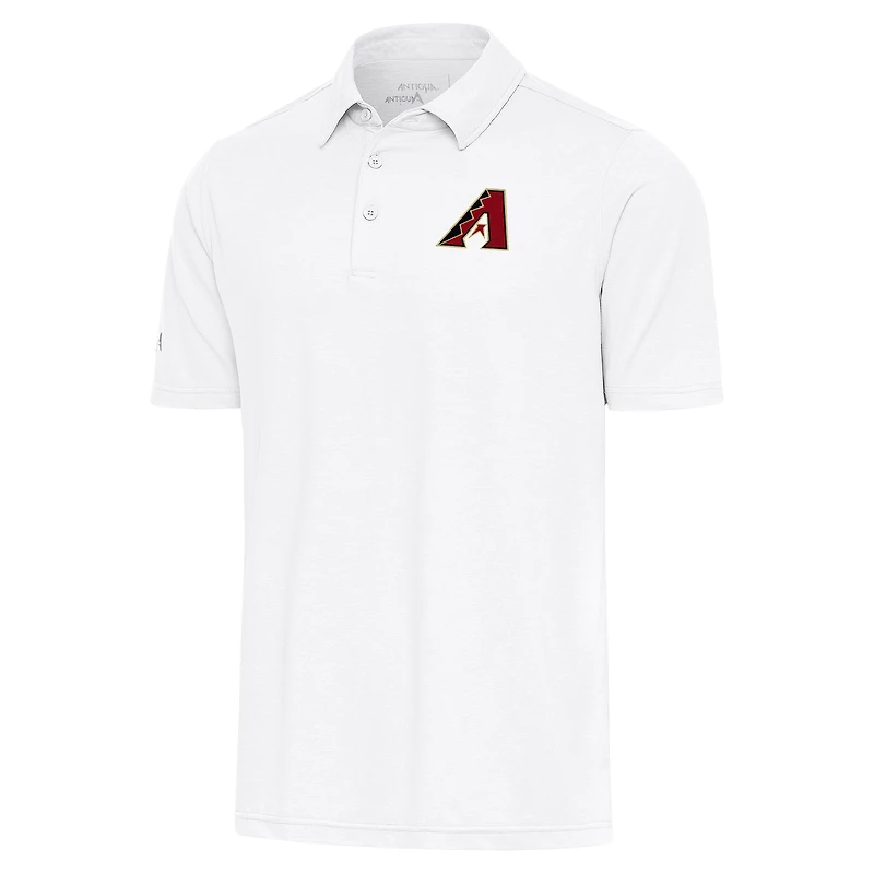 Polo Par Antigua White pour homme des Arizona Diamondbacks