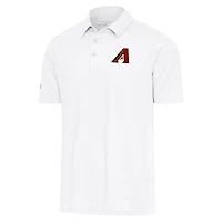 Polo Par Antigua White pour homme des Arizona Diamondbacks