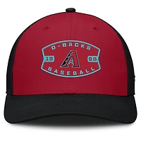 Men's Arizona Diamondbacks Fanatics Red/Black Cutoff Adjustable Trucker Hat