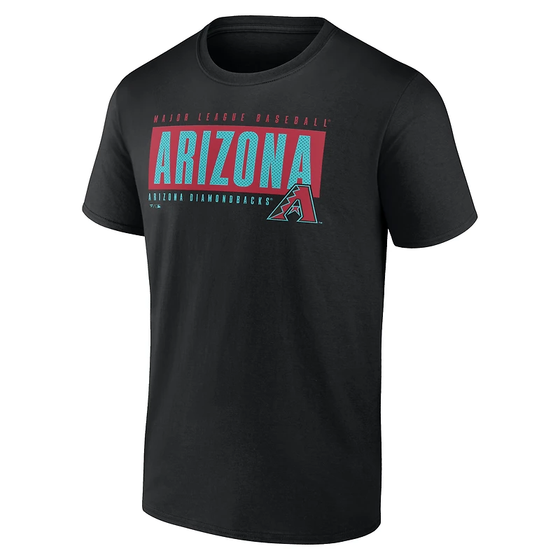 Men's Black Arizona Diamondbacks Blocked Out T-Shirt