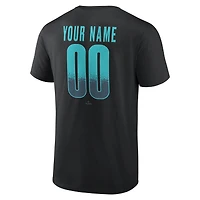 Men's Black Arizona Diamondbacks Home Field Pop Personalized Name & Number T-Shirt
