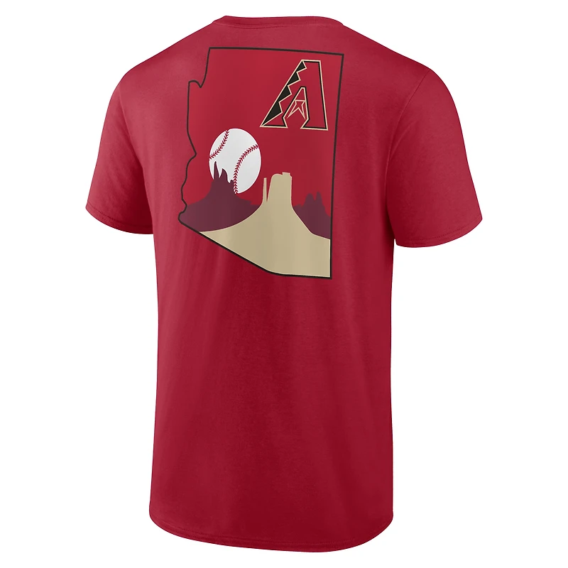 Men's Cardinal Arizona Diamondbacks Bring It T-Shirt