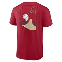 Men's  Cardinal Arizona Diamondbacks Bring It T-Shirt