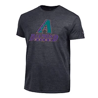 T-shirt Champion noir pour homme, logo Cooperstown des Arizona Diamondbacks, mélange de trois matières