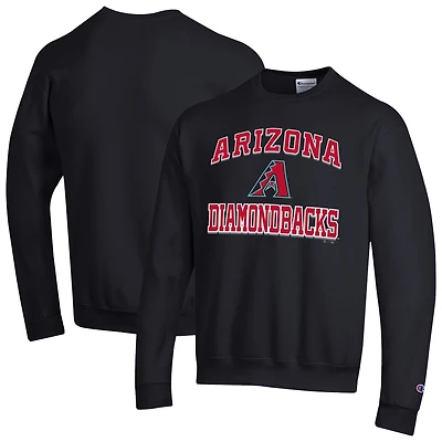 Men's Champion  Black Arizona Diamondbacks Heart & Soul Powerblend Sweatshirt