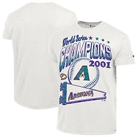 Men's Champion  White Arizona Diamondbacks Winning Tradition Cooperstown Tri-Blend T-Shirt