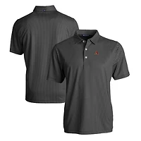 Men's Cutter & Buck Black Arizona Diamondbacks Big Tall Pike Eco Symmetry Print Stretch Recycled Polo