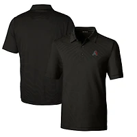 Polo extensible à rayures crayon Forge pour homme, noir, des Diamondbacks de l'Arizona, Cutter & Buck