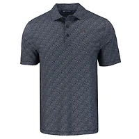 Polo extensible recyclé à imprimé galets Pike Eco pour homme, noir, des Diamondbacks de l'Arizona, Cutter & Buck