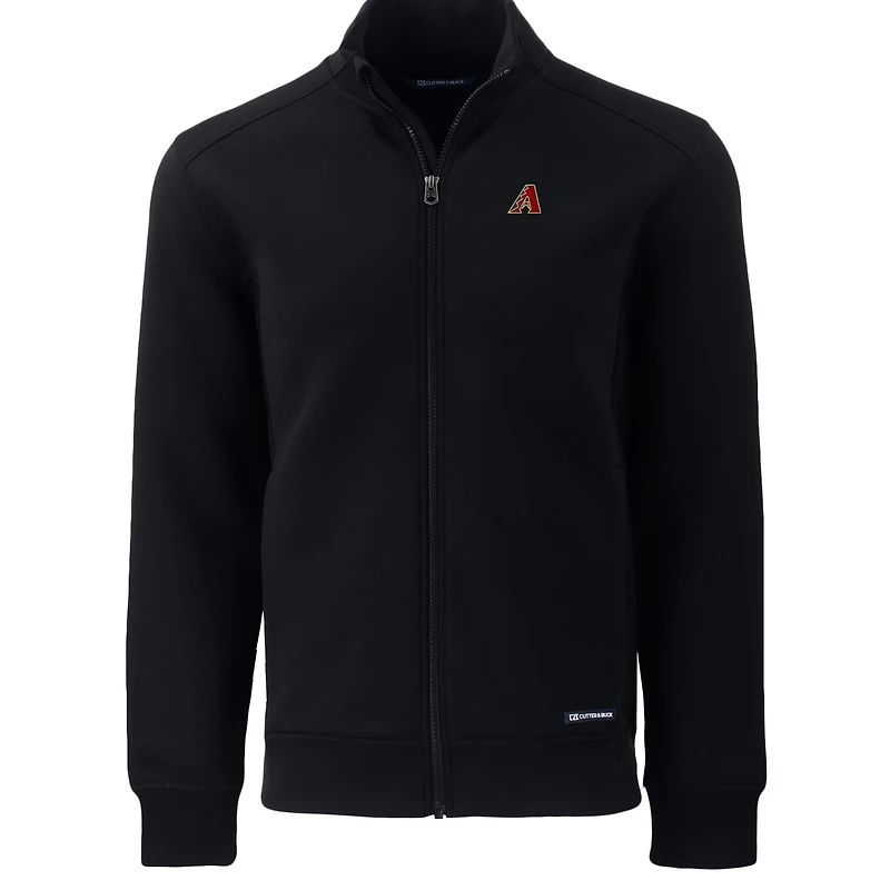 Men's Cutter & Buck  Black Arizona Diamondbacks Roam Eco Recycled Full-Zip Jacket