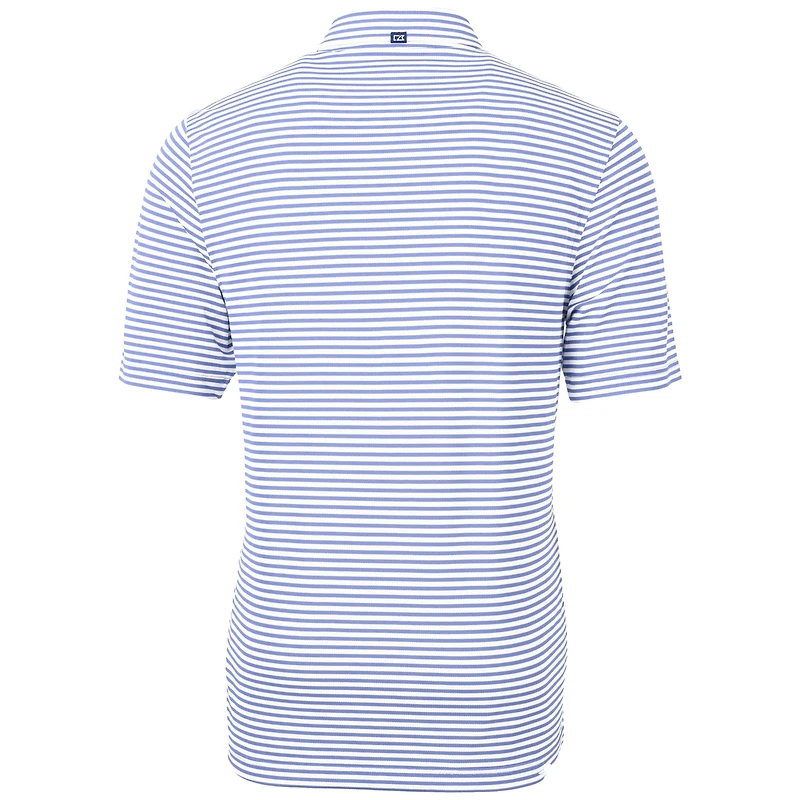 Men's Cutter & Buck Purple Arizona Diamondbacks Virtue Eco Pique Stripe Recycled Polo