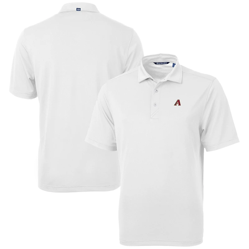 Polo blanc piqué recyclé Virtue Eco pour homme des Diamondbacks de l'Arizona, Cutter & Buck