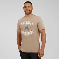 T-shirt pour homme Darius Rucker Collection by Fanatics, couleur beige délavé, Diamondbacks de l'Arizona