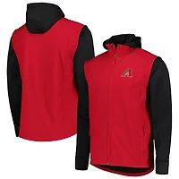 Veste Dunbrooke rouge/noir Arizona Diamondbacks Alpha Full-Zip pour homme