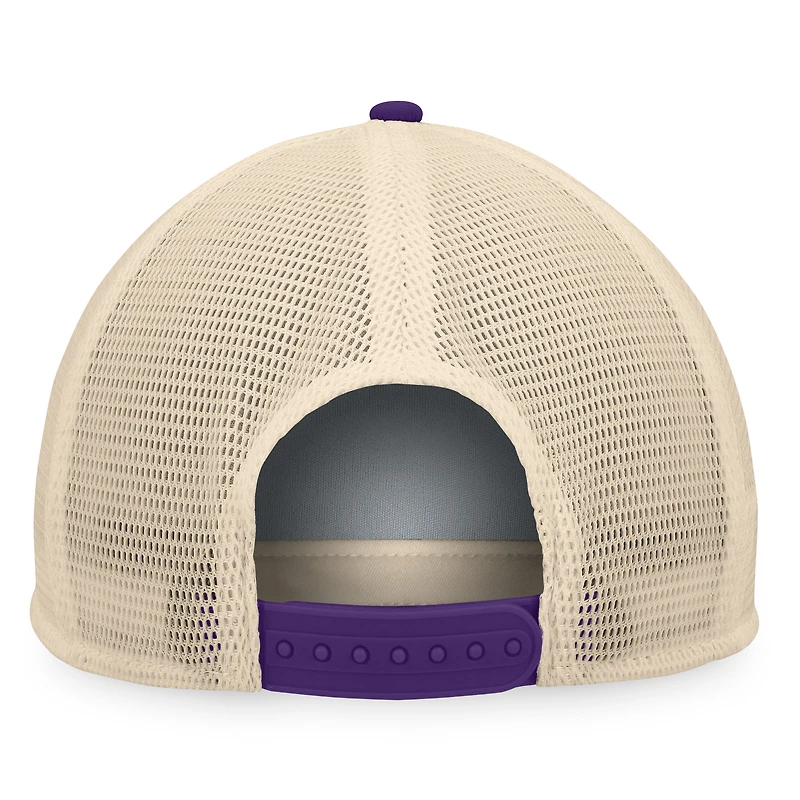Men's Fanatics Black/Purple Arizona Diamondbacks Cooperstown Collection Talley Foam Trucker Snapback Hat