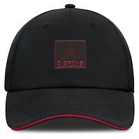 Casquette ajustable Fanatics noire pour homme Arizona Diamondbacks Level Up Driver