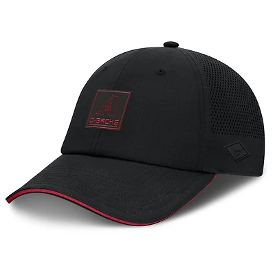 Casquette ajustable Fanatics noire pour homme Arizona Diamondbacks Level Up Driver