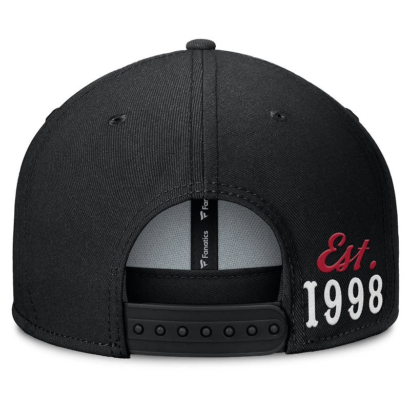 Casquette à pression noire Fanatics pour hommes Arizona Diamondbacks Walk-Off Bullpen