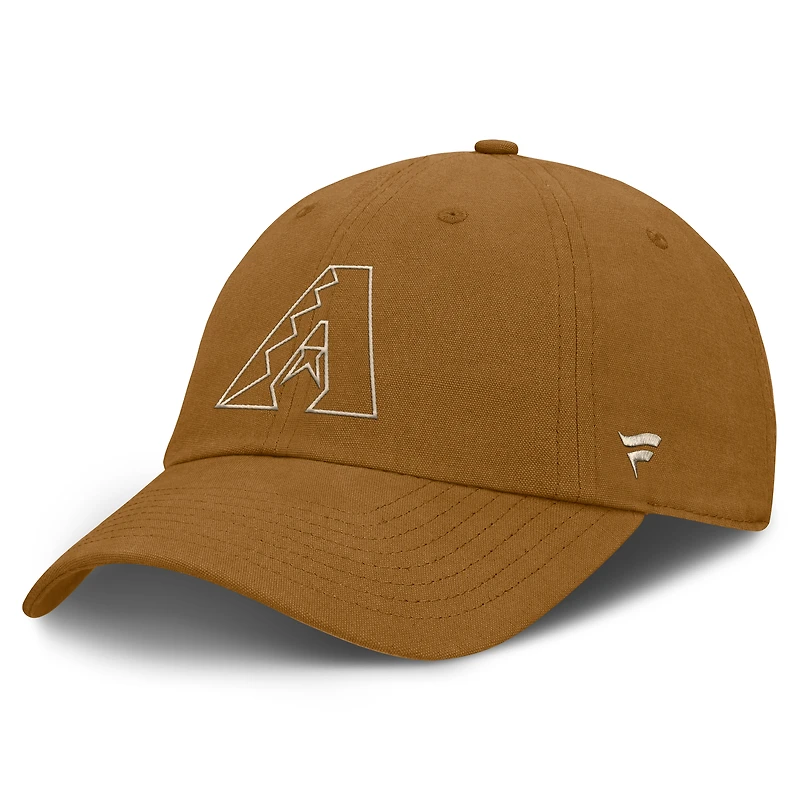 Casquette ajustable Arizona Diamondbacks Act Natural Chopper de Fanatics Brown pour hommes