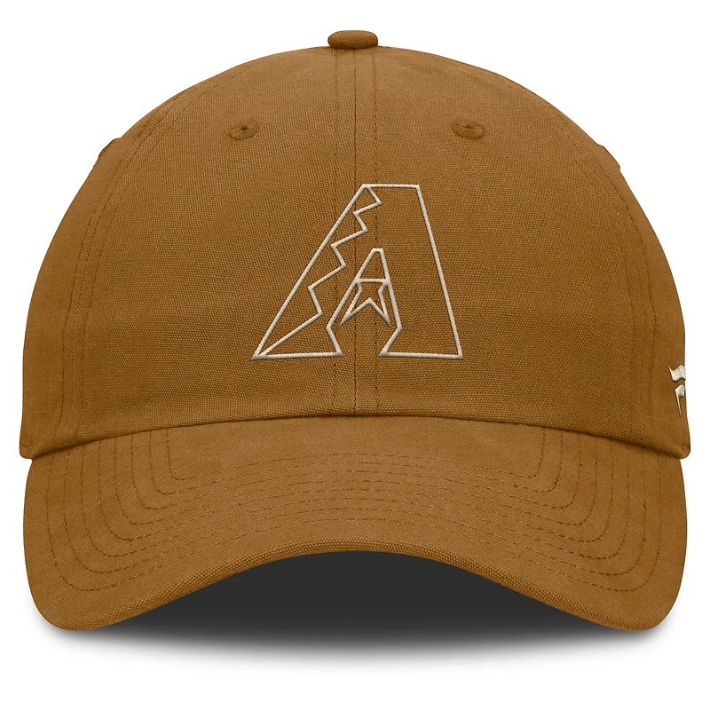 Casquette ajustable Arizona Diamondbacks Act Natural Chopper de Fanatics Brown pour hommes