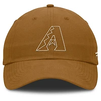 Casquette ajustable Arizona Diamondbacks Act Natural Chopper de Fanatics Brown pour hommes