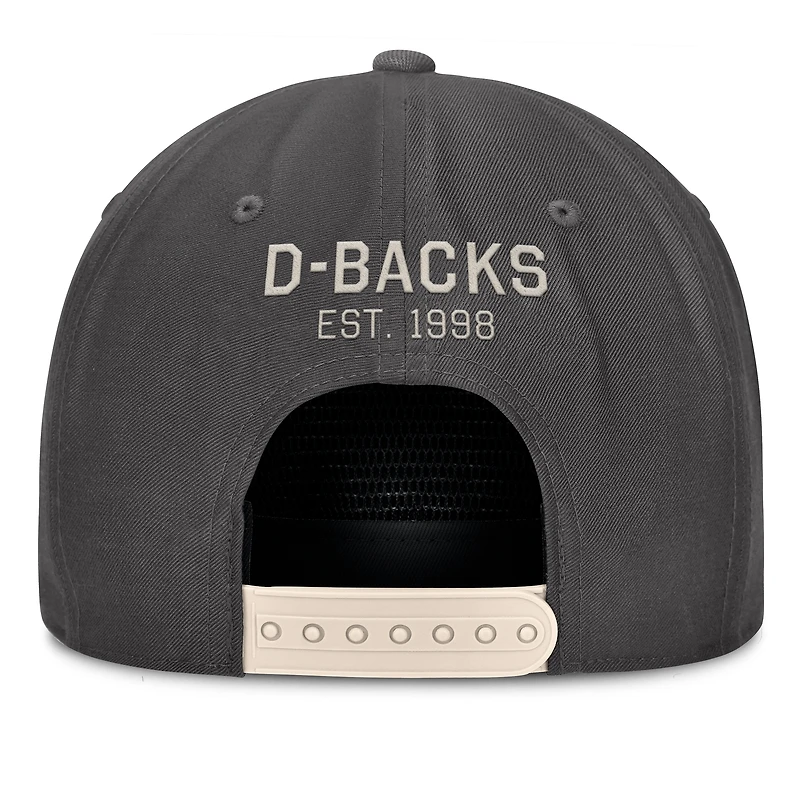 Casquette ajustable Arizona Diamondbacks Closer pour homme Fanatics Anthracite