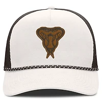 Casquette trucker ajustable Fanatics crème/marron Arizona Diamondbacks Level Up Bronco pour homme