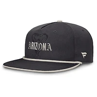 Casquette à pression Gapper pour homme Fanatics Graphite Arizona Diamondbacks