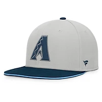 Casquette snapback grise Fanatics des Diamondbacks de l'Arizona pour homme