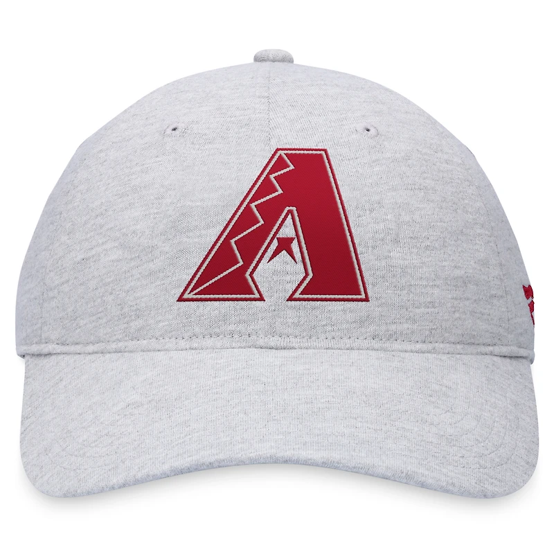 Casquette réglable avec logo Fanatics gris Arizona Diamondbacks pour hommes