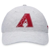 Casquette réglable avec logo Fanatics gris Arizona Diamondbacks pour hommes