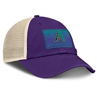 Casquette ajustable en maille Eastbound de la collection Cooperstown des Diamondbacks de l'Arizona pour hommes Fanatics violet/naturel