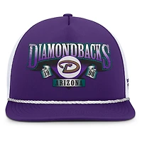 Men's Fanatics Purple/White Arizona Diamondbacks Recall Snapback Hat
