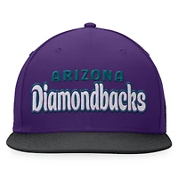 Casquette ajustée Hurler de la collection Cooperstown des Diamondbacks l'Arizona violets Fanatics pour hommes